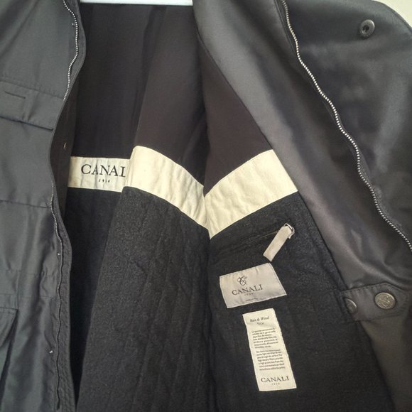 Canali Rain and Wind Tech Padded Field Jacket XL - Picture 4 of 12